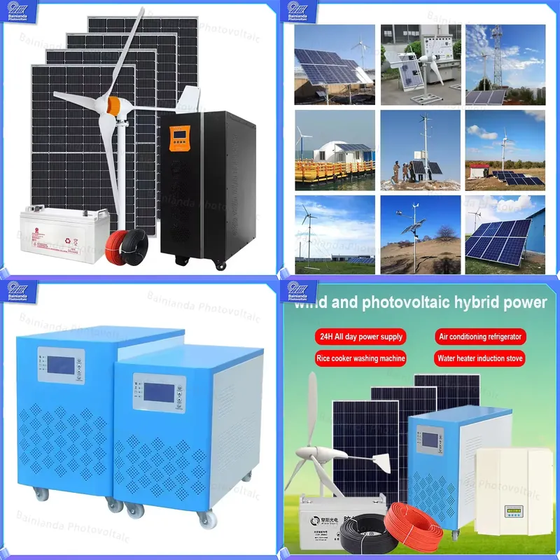 Renewable Energy Grid - 3KW 5KW 8KW Hybride Wind-zonne-energiesysteem MPPT-controller