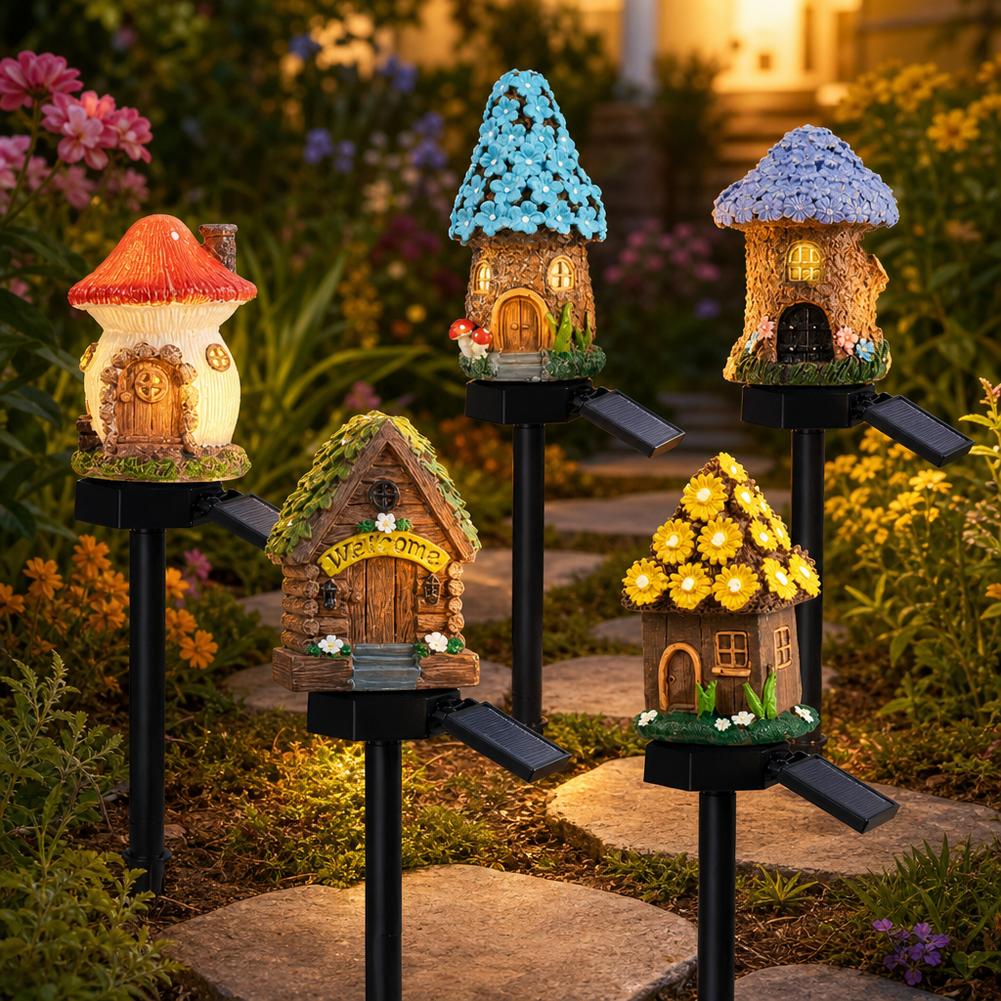 Renewable Energy House - LED Solar Lawn Light Multi Craft