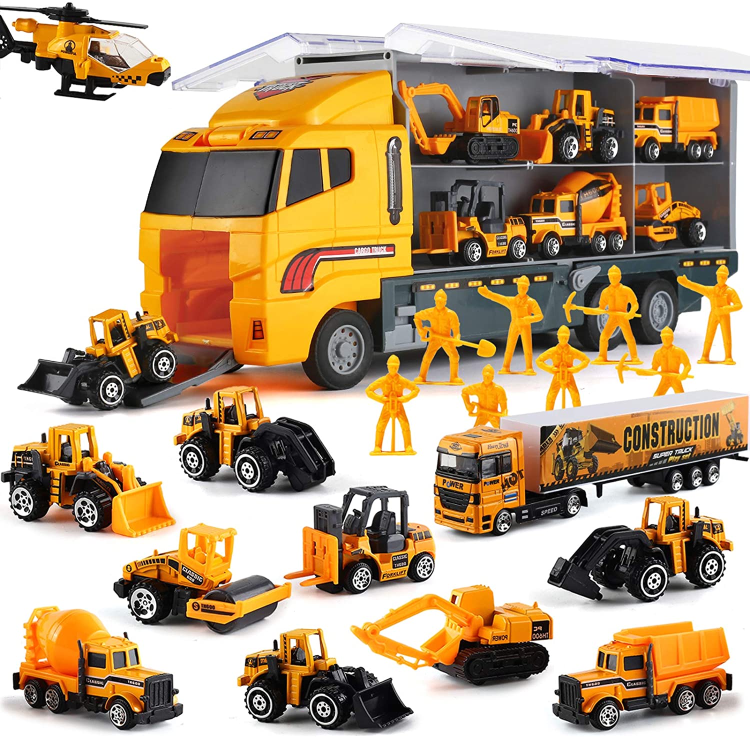 Renewable Energy Model - 10 In 1 Bouwspeelgoed Truck Opslag