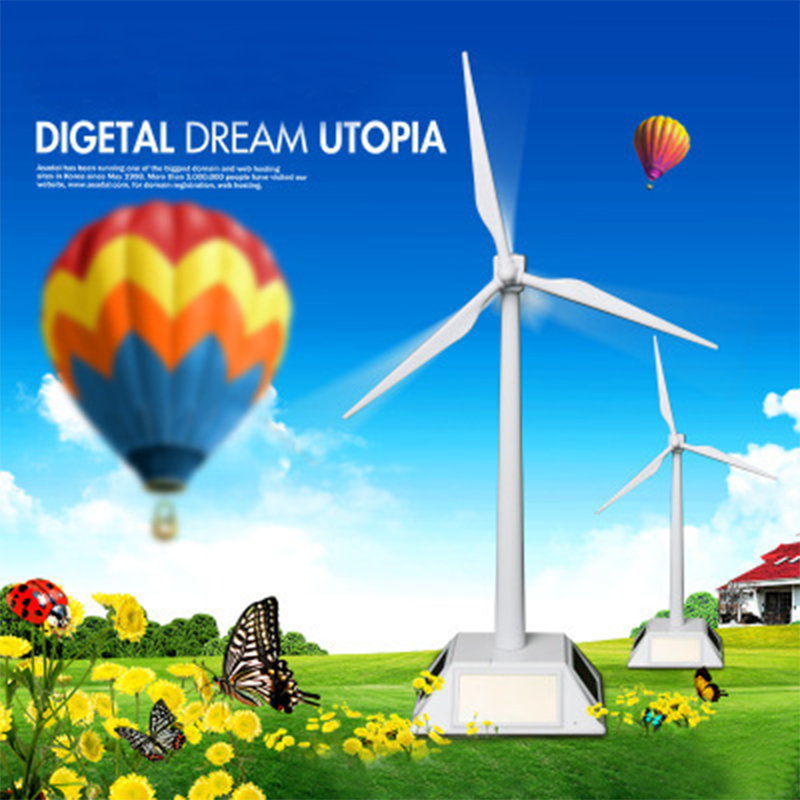 Renewable Energy Model - 2 In 1 Solar Wind Generator