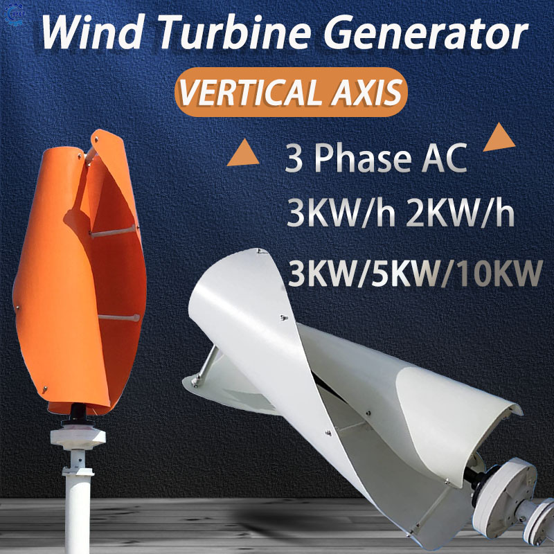 Renewable Energy Grid - Vrij energieopwekkende 10KW verticale asgenerator met