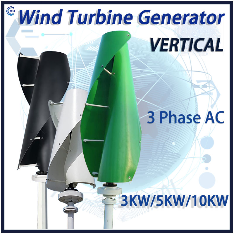 Renewable Energy Grid - Vrij energieopwekkende 10KW verticale asgenerator met