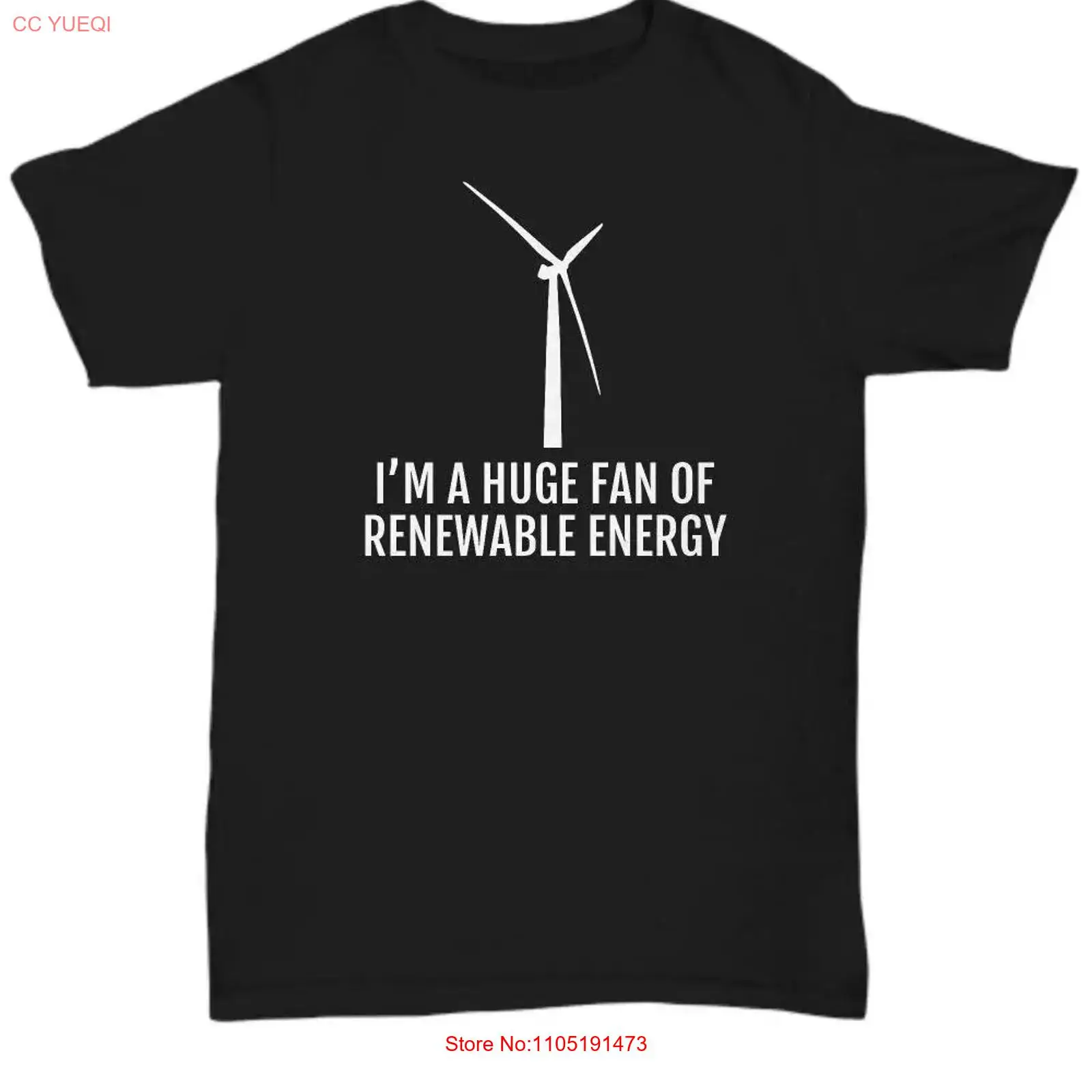 Windenergie T-shirt Schone kli - Renewable Energy Global recensie en prijs