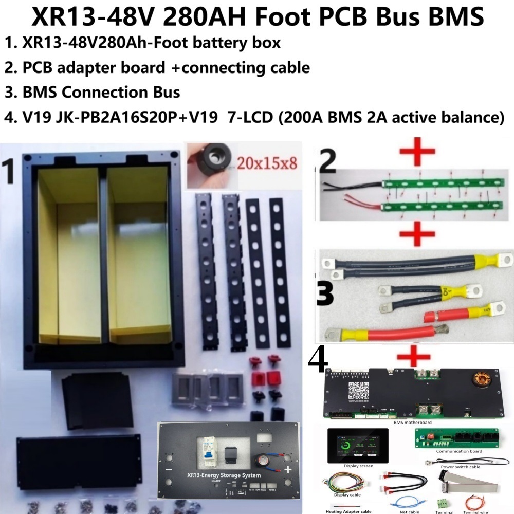 XR13 16S 51.2V 7 inch LCD JK B - Renewable Energy House recensie en prijs