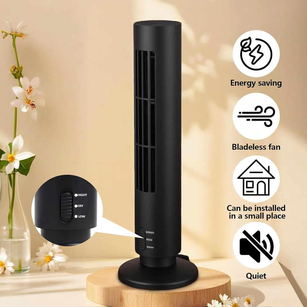 1 stuks draagbare luchtkoeler  - Mini Wind Turbine Vertical recensie en prijs