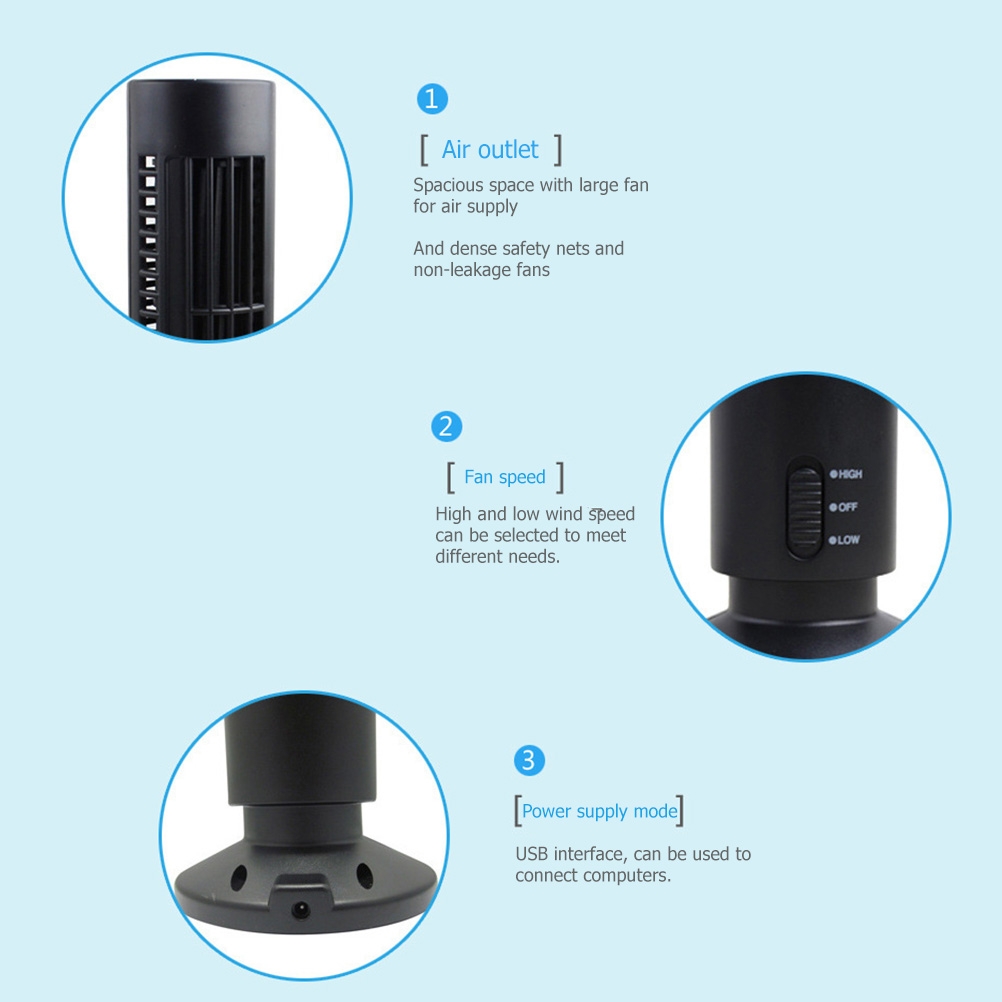 E9 Draagbare Luchtkoeler Verti - Mini Wind Turbine Vertical recensie en prijs